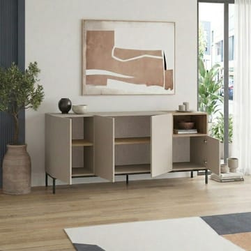 Morlen Konsol 180x80x41,8 cm - Sandstone, Natural Oak, Black - Möbler - Bord & matgrupper - Avlastningsbord - Hallbord