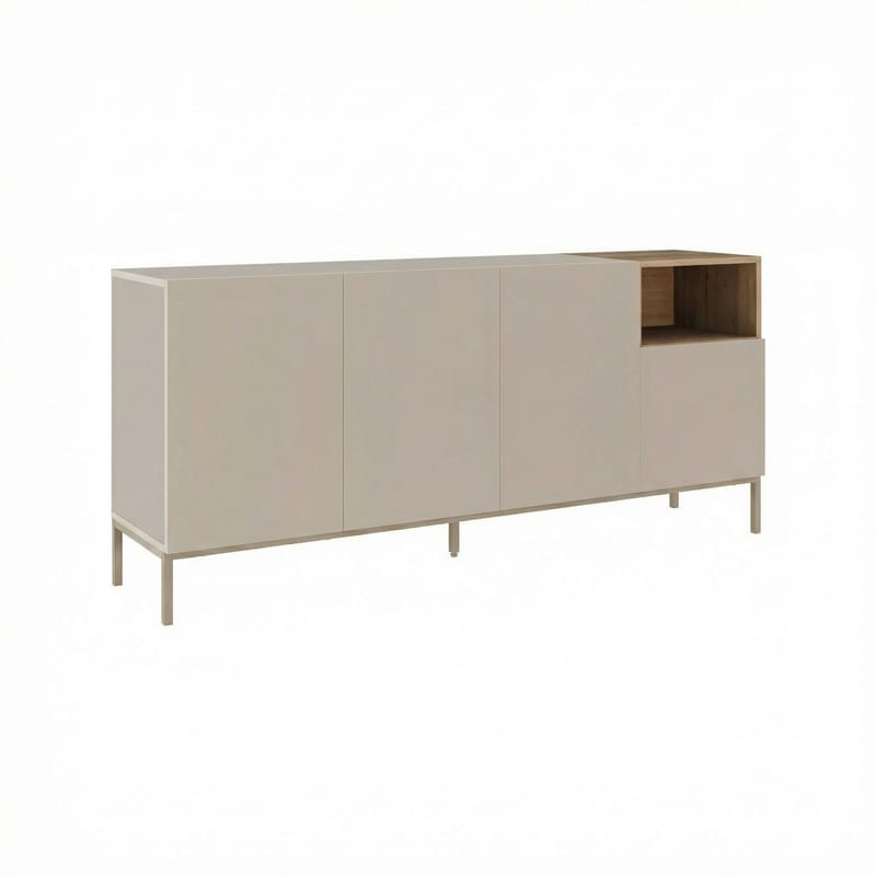 Morlen Konsol 180x80x41,8 cm - Santstone och naturlig ek - Möbler - Bord & matgrupper - Avlastningsbord - Hallbord
