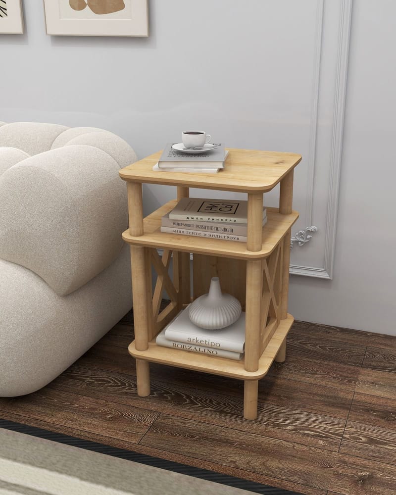 Mumira Sidobord 38 cm - Ek - Möbler - Bord & matgrupper - Avlastningsbord - Lampbord