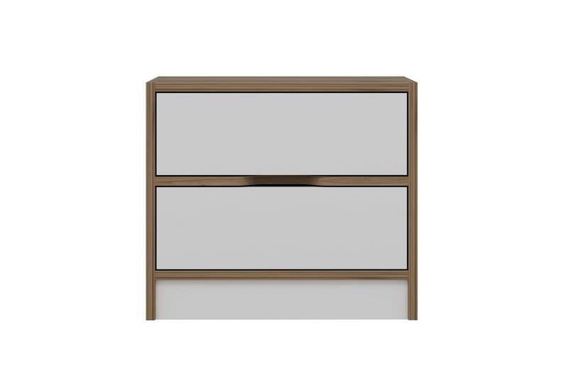 Munna Sängbord 54 cm - Valnöt/Vit - Möbler - Bord & matgrupper - Avlastningsbord - Sängbord & nattduksbord