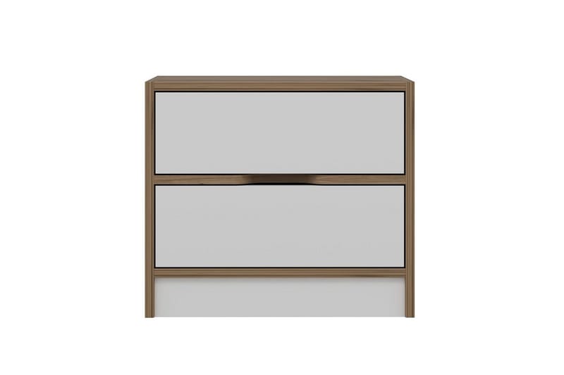 Munna Sängbord 54 cm - Valnöt/Vit - Möbler - Bord & matgrupper - Avlastningsbord - Sängbord & nattduksbord