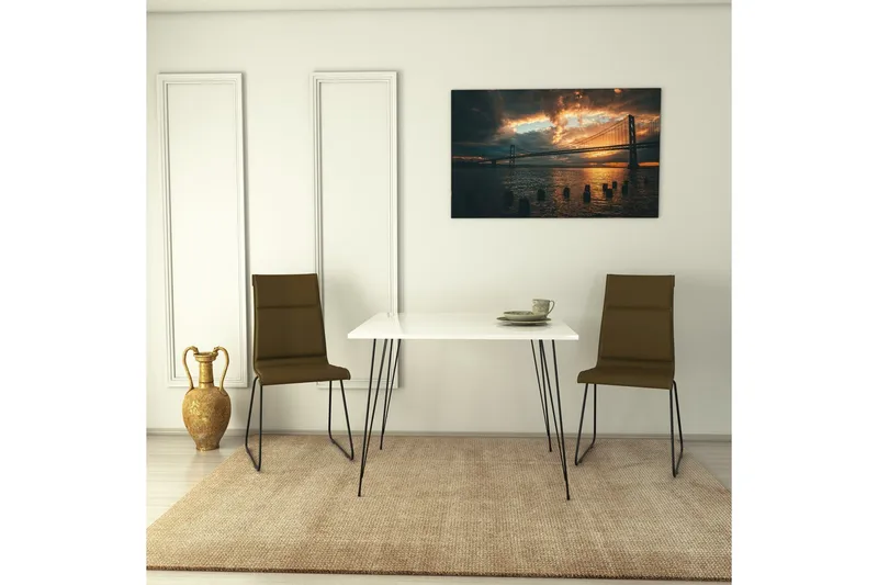 Murtwell Bord 90 cm - Vit - Möbler - Bord & matgrupper - Matbord & köksbord