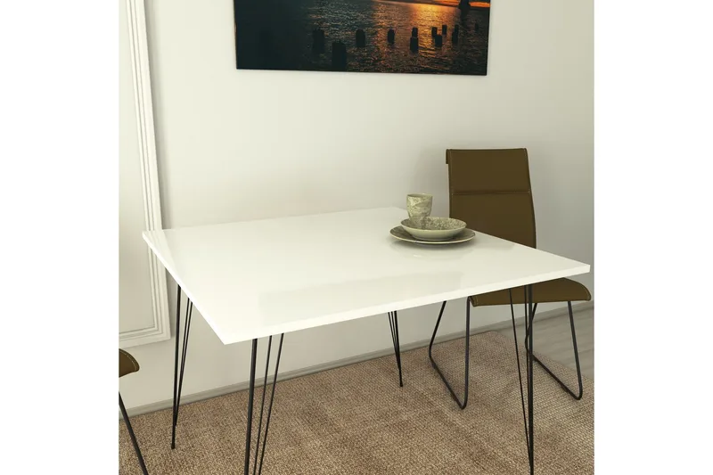 Murtwell Bord 90 cm - Vit - Möbler - Bord & matgrupper - Matbord & köksbord