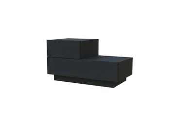 Mutki Nattduksbord 70x35x38,3 cm - Antracit - Möbler - Bord & matgrupper - Avlastningsbord - Sängbord & nattduksbord