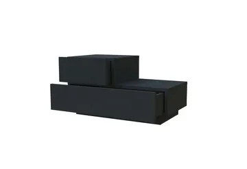 Mutki Nattduksbord 70x35x38,3 cm - Antracit - Möbler - Bord & matgrupper - Avlastningsbord - Sängbord & nattduksbord