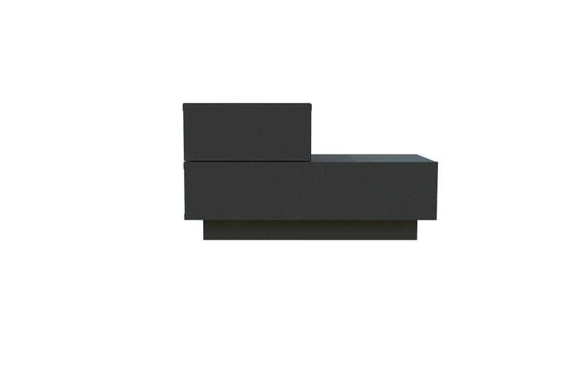 Mutki Nattduksbord 70x35x38,3 cm - Antracit - Möbler - Bord & matgrupper - Avlastningsbord - Sängbord & nattduksbord