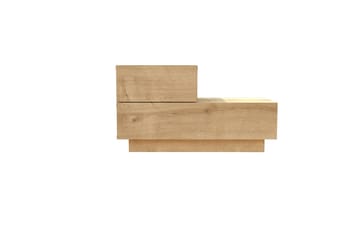 Mutki Nattduksbord 70x35x38,3 cm - Sapphire Oak - Möbler - Bord & matgrupper - Avlastningsbord - Sängbord & nattduksbord