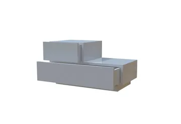 Mutki Nattduksbord 70x35x38,3 cm - Vit - Möbler - Bord & matgrupper - Avlastningsbord - Sängbord & nattduksbord