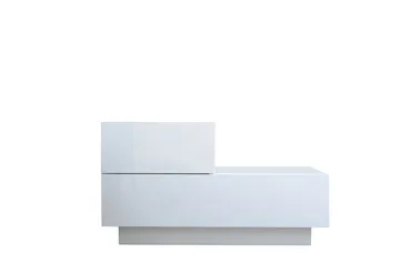 Mutki Nattduksbord 70x35x38,3 cm - Vit - Möbler - Bord & matgrupper - Avlastningsbord - Sängbord & nattduksbord