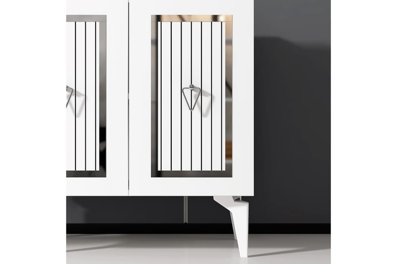 Nandy Konsollbord 75 cm - Vit/Silver - Möbler - Bord & matgrupper - Avlastningsbord - Hallbord