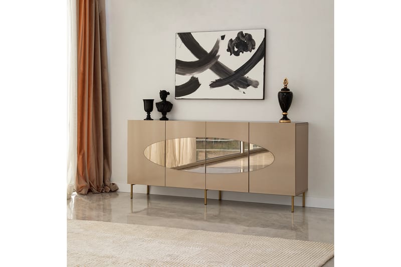 Narain Konsollbord 180 cm - Brons/Guld - Hallbord - Konsolbord & sidobord