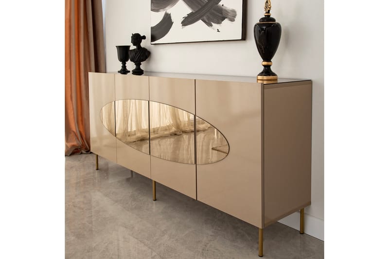 Narain Konsollbord 180 cm - Brons/Guld - Hallbord - Konsolbord & sidobord