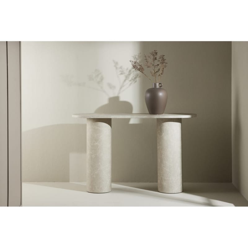 Narvik Sidobord 130 cm - Beige - Möbler - Bord & matgrupper - Avlastningsbord - Lampbord