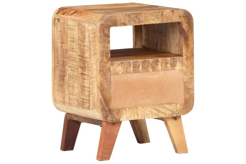 Nattduksbord 30x30x41 cm grovt mangoträ - Brun - Möbler - Bord & matgrupper - Avlastningsbord - Sängbord & nattduksbord