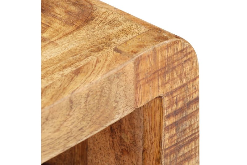 Nattduksbord 30x30x41 cm grovt mangoträ - Brun - Möbler - Bord & matgrupper - Avlastningsbord - Sängbord & nattduksbord