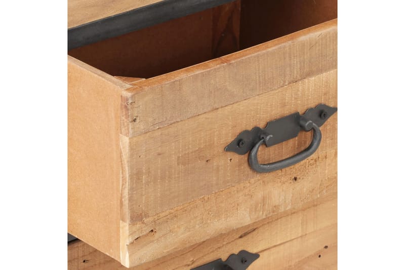 Nattduksbord 40x30x51 cm massivt återvunnet trä - Brun - Möbler - Bord & matgrupper - Avlastningsbord - Sängbord & nattduksbord