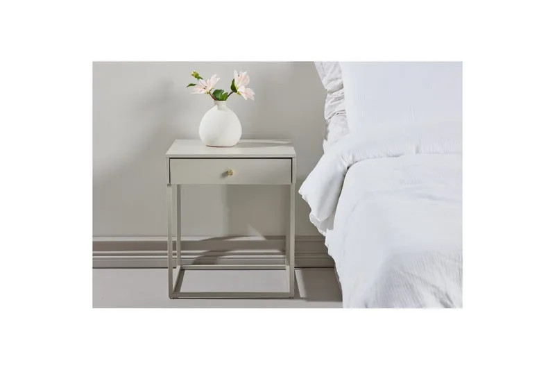 Nattduksbord Bakal - Beige - Möbler - Bord & matgrupper - Avlastningsbord - Sängbord & nattduksbord