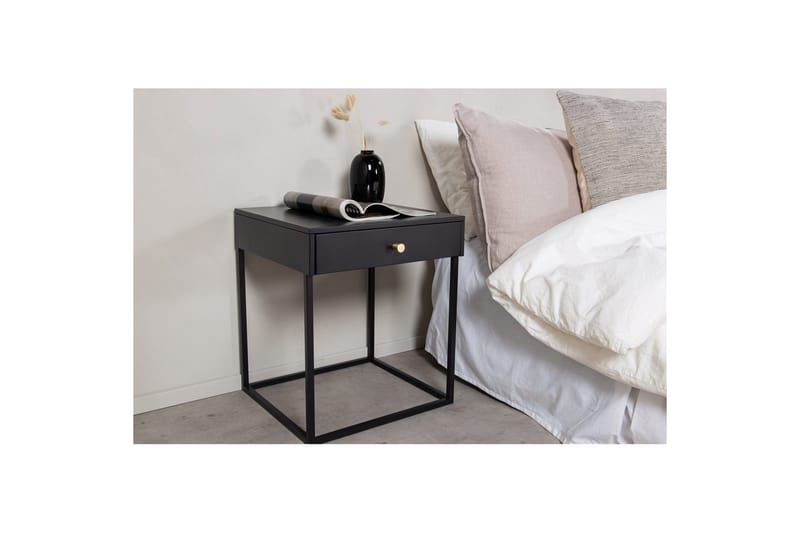 Nattduksbord Bakal - Svart - Möbler - Bord & matgrupper - Avlastningsbord - Sängbord & nattduksbord