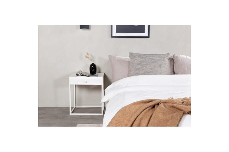 Nattduksbord Bakal - Vit - Möbler - Bord & matgrupper - Avlastningsbord - Sängbord & nattduksbord