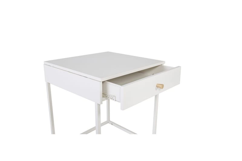 Nattduksbord Bakal - Vit - Möbler - Bord & matgrupper - Avlastningsbord - Sängbord & nattduksbord
