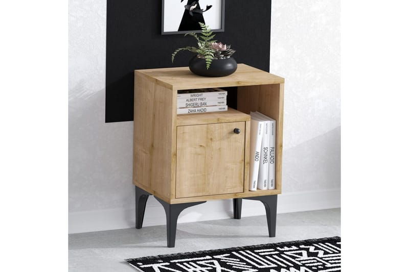 Nattduksbord Cliffmarch safirek - Svart/Mörkfärgat trä - Möbler - Bord & matgrupper - Avlastningsbord - Sängbord & nattduksbord
