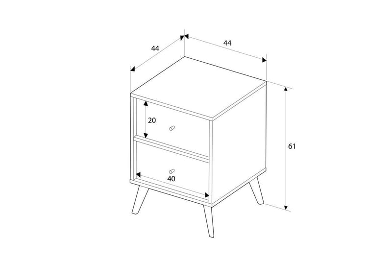 Nattduksbord Felyra Flerfärgad - Multifärgad - Möbler - Bord & matgrupper - Avlastningsbord - Sängbord & nattduksbord