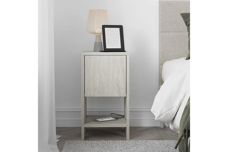 Nattduksbord Haelyn Travertin - Travertin - Möbler - Bord & matgrupper - Avlastningsbord - Sängbord & nattduksbord
