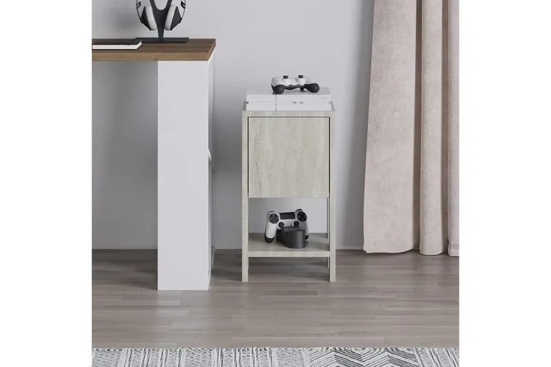 Nattduksbord Haelyn Travertin - Travertin - Möbler - Bord & matgrupper - Avlastningsbord - Sängbord & nattduksbord