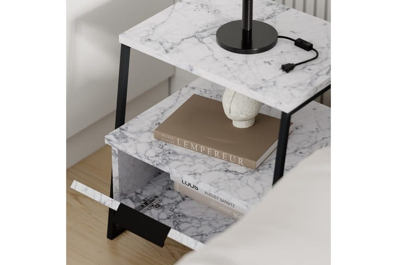 Nattduksbord Kavilash Carraramarmor - Carraramarmor - Möbler - Bord & matgrupper - Avlastningsbord - Sängbord & nattduksbord