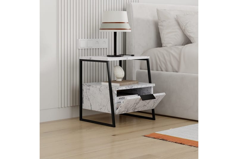 Nattduksbord Kavilash Carraramarmor - Carraramarmor - Möbler - Bord & matgrupper - Avlastningsbord - Sängbord & nattduksbord