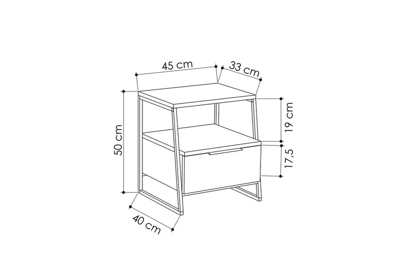 Nattduksbord Kavilash Carraramarmor - Carraramarmor - Möbler - Bord & matgrupper - Avlastningsbord - Sängbord & nattduksbord