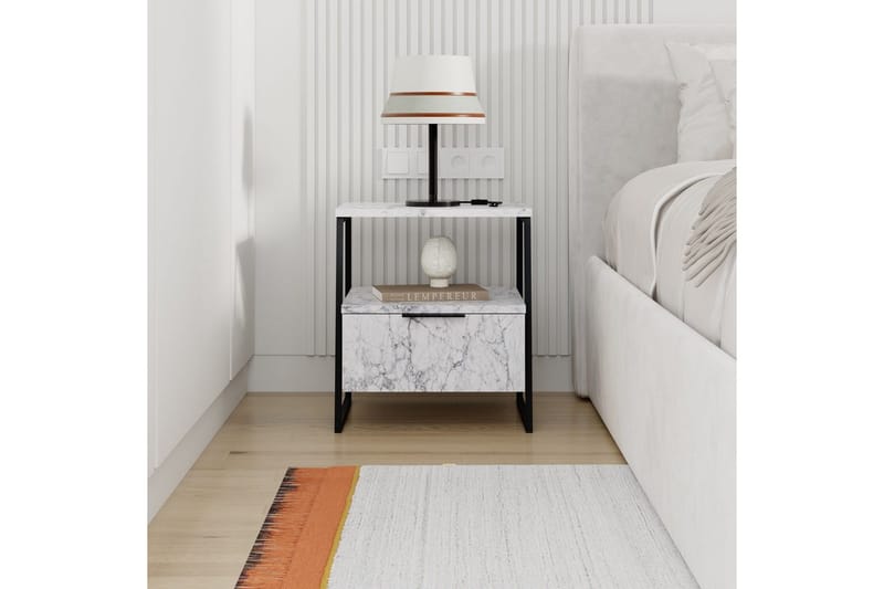 Nattduksbord Kavilash Carraramarmor - Carraramarmor - Möbler - Bord & matgrupper - Avlastningsbord - Sängbord & nattduksbord