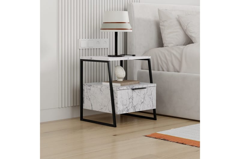 Nattduksbord Kavilash Carraramarmor - Carraramarmor - Möbler - Bord & matgrupper - Avlastningsbord - Sängbord & nattduksbord