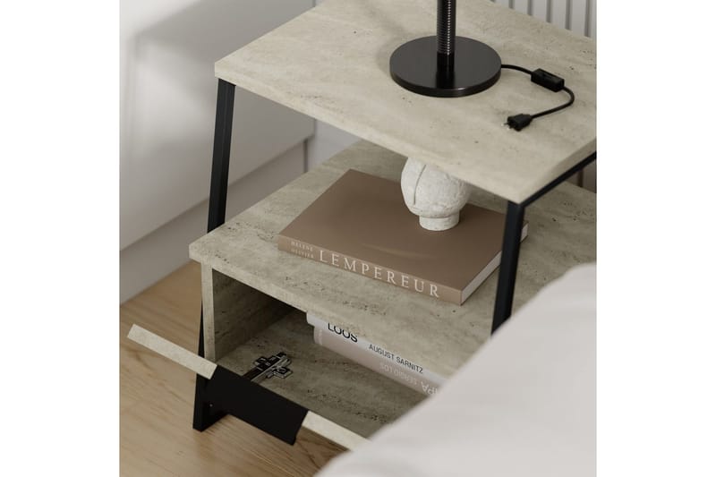 Nattduksbord Kavilash Travertin - Travertin - Möbler - Bord & matgrupper - Avlastningsbord - Sängbord & nattduksbord