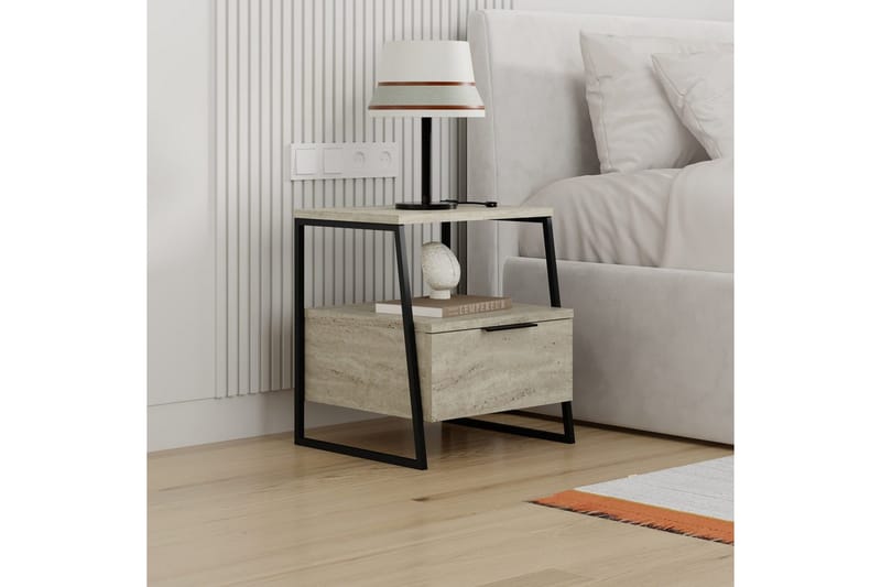 Nattduksbord Kavilash Travertin - Travertin - Möbler - Bord & matgrupper - Avlastningsbord - Sängbord & nattduksbord