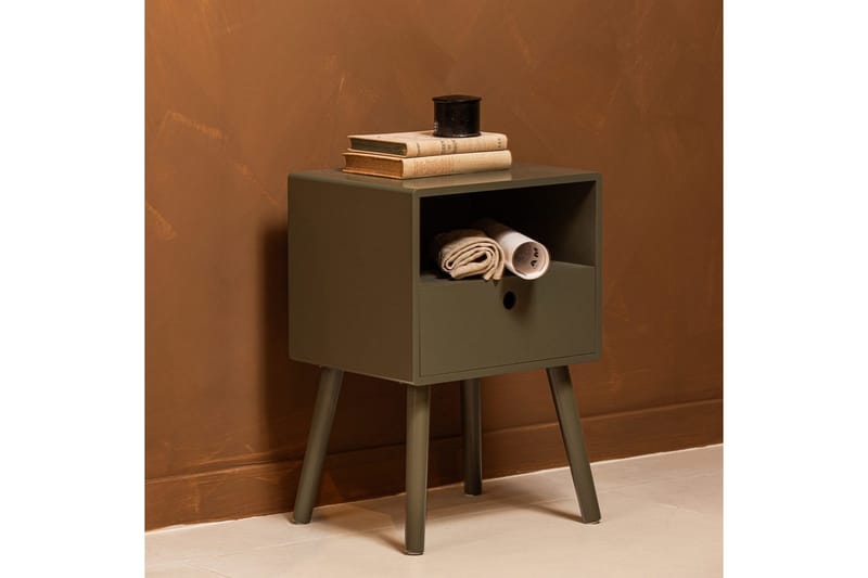 Nattduksbord Ozzy - Varm Grön - Möbler - Bord & matgrupper - Avlastningsbord - Sängbord & nattduksbord