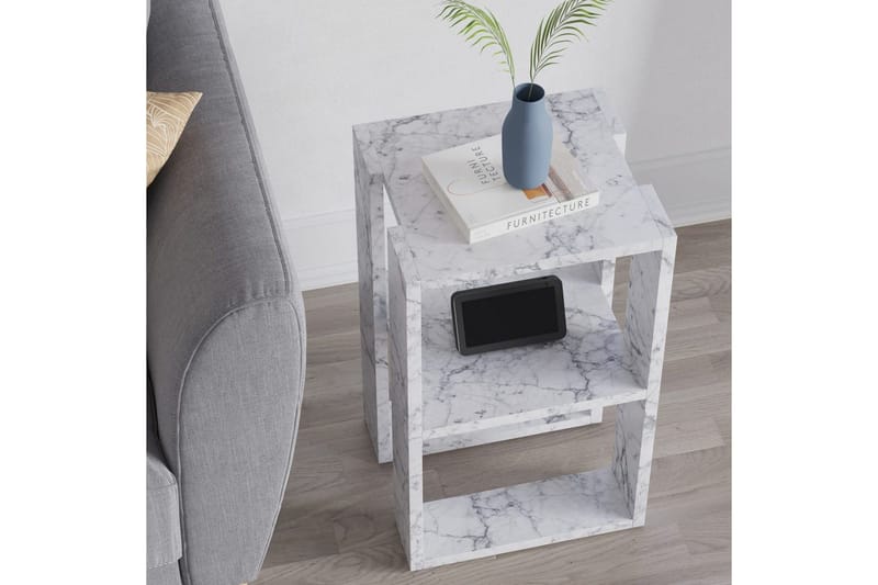 Nattduksbord Quival Carraramarmor - Carraramarmor - Möbler - Bord & matgrupper - Avlastningsbord - Sängbord & nattduksbord