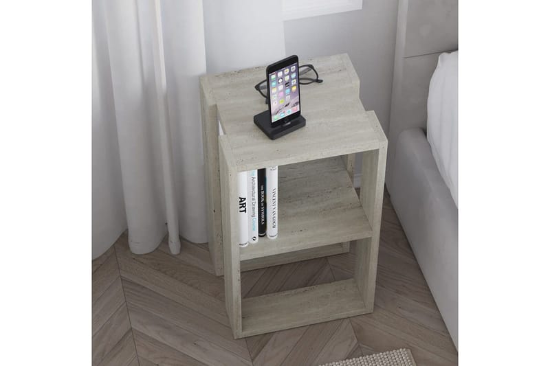 Nattduksbord Quival Travertin - Travertin - Möbler - Bord & matgrupper - Avlastningsbord - Sängbord & nattduksbord