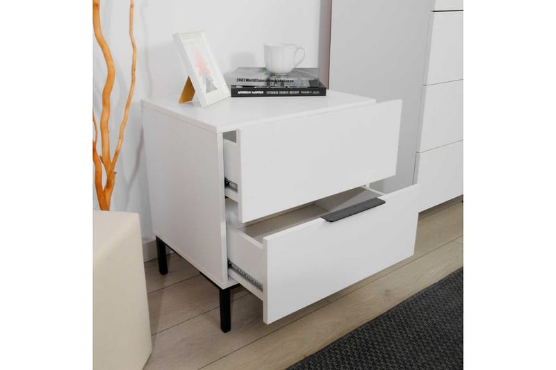 Nattduksbord Serene Vit - Vit - Möbler - Bord & matgrupper - Avlastningsbord - Sängbord & nattduksbord