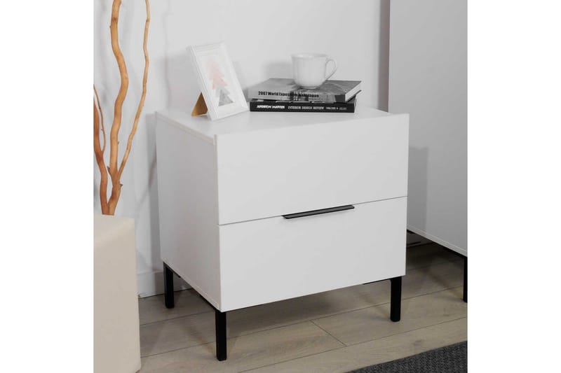 Nattduksbord Serene Vit - Vit - Möbler - Bord & matgrupper - Avlastningsbord - Sängbord & nattduksbord