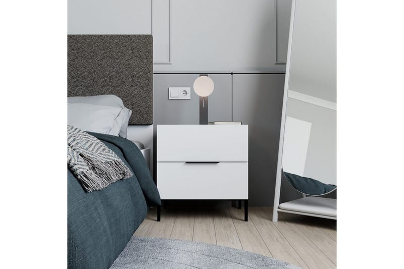 Nattduksbord Serene Vit - Vit - Möbler - Bord & matgrupper - Avlastningsbord - Sängbord & nattduksbord