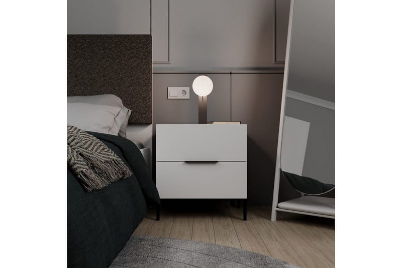 Nattduksbord Serene Vit - Vit - Möbler - Bord & matgrupper - Avlastningsbord - Sängbord & nattduksbord
