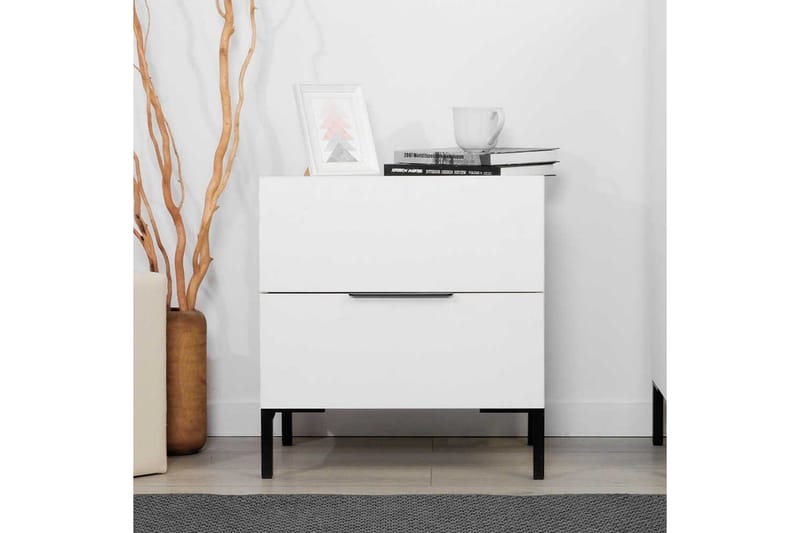 Nattduksbord Serene Vit - Vit - Möbler - Bord & matgrupper - Avlastningsbord - Sängbord & nattduksbord