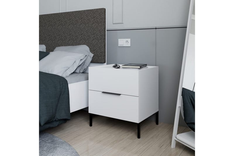 Nattduksbord Serene Vit - Vit - Möbler - Bord & matgrupper - Avlastningsbord - Sängbord & nattduksbord