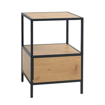 Nattduksbord/sidobord Hedvig 40x40x59 cm - ask/svart - Möbler - Bord & matgrupper - Avlastningsbord - Sängbord & nattduksbord