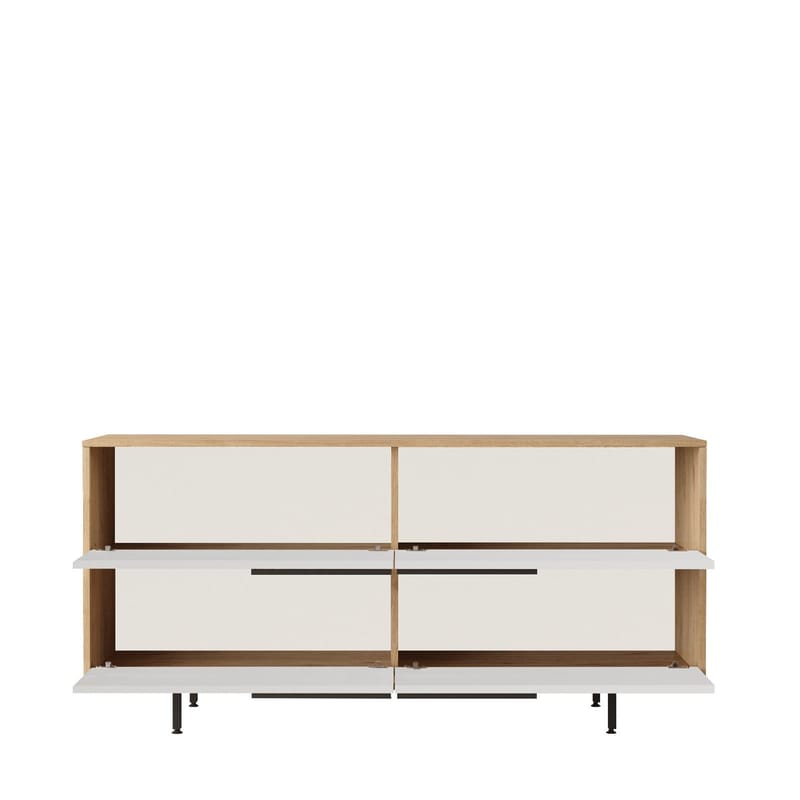 Nilena Konsol 160x74,3x44,5 cm - Ek och vitt - Möbler - Bord & matgrupper - Avlastningsbord - Hallbord