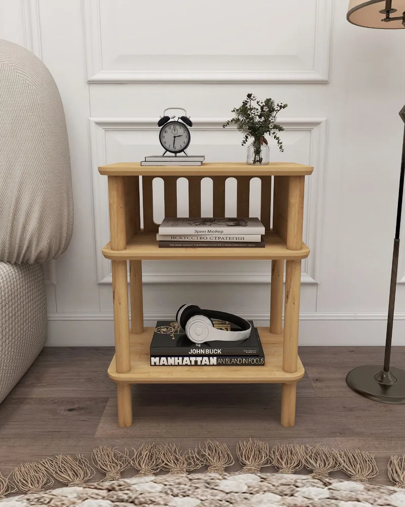 Numira Sidobord 48 cm - Ek - Möbler - Bord & matgrupper - Avlastningsbord - Lampbord