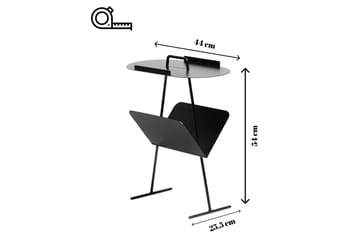 Orren Sidobord 44 cm - Svart - Möbler - Bord & matgrupper - Avlastningsbord - Lampbord