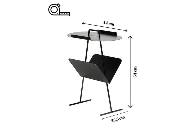 Orren Sidobord 44 cm - Svart - Möbler - Bord & matgrupper - Avlastningsbord - Lampbord