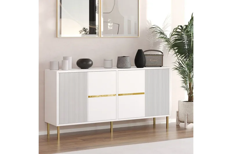 Osmar Konsollbord 150 cm - Vit - Möbler - Bord & matgrupper - Avlastningsbord - Hallbord